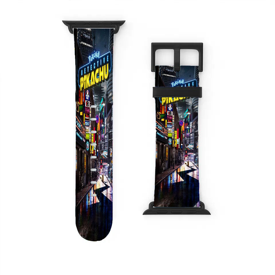 Detective Pikachu Cover Apple Watch Band 38Mm - 44Mm
