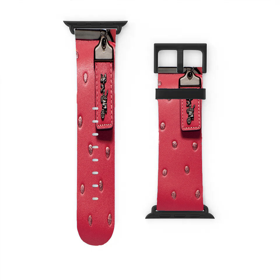 Disney Coach Red Apple Watch Band 38Mm - 44Mm
