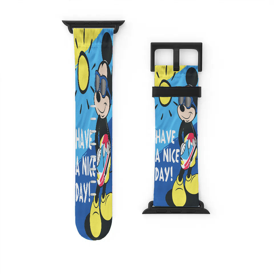 Disney Have A Nice Day Sunny Mickey Apple Watch Band 38Mm - 44Mm