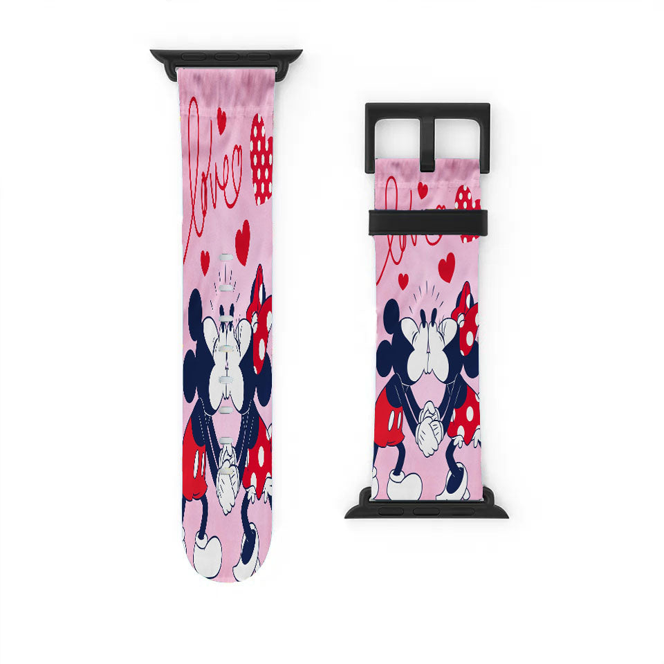 Disney Mickey And Minnie Love Apple Watch Band 38Mm - 44Mm