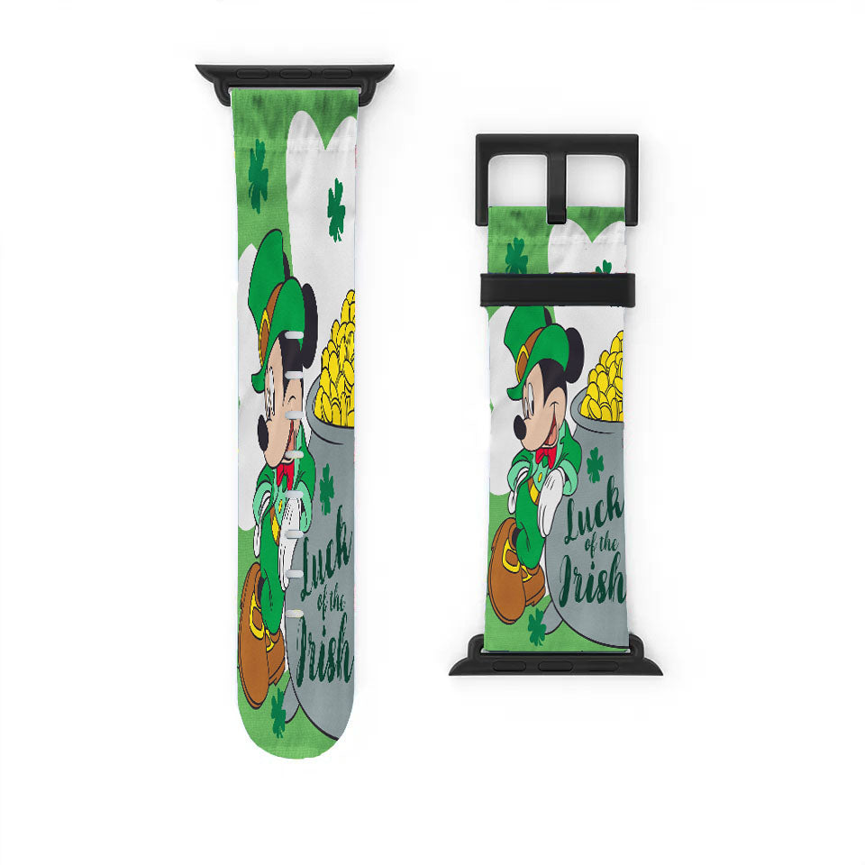 Disney Mickey Luck Of The Irish Apple Watch Band 38Mm - 44Mm