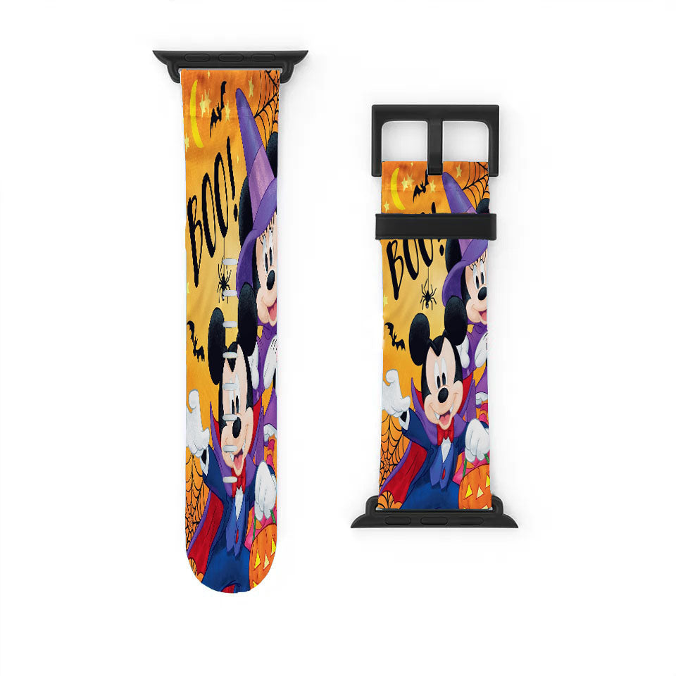 Disney Mickey Minnie Boo Halloween Apple Watch Band 38Mm - 44Mm