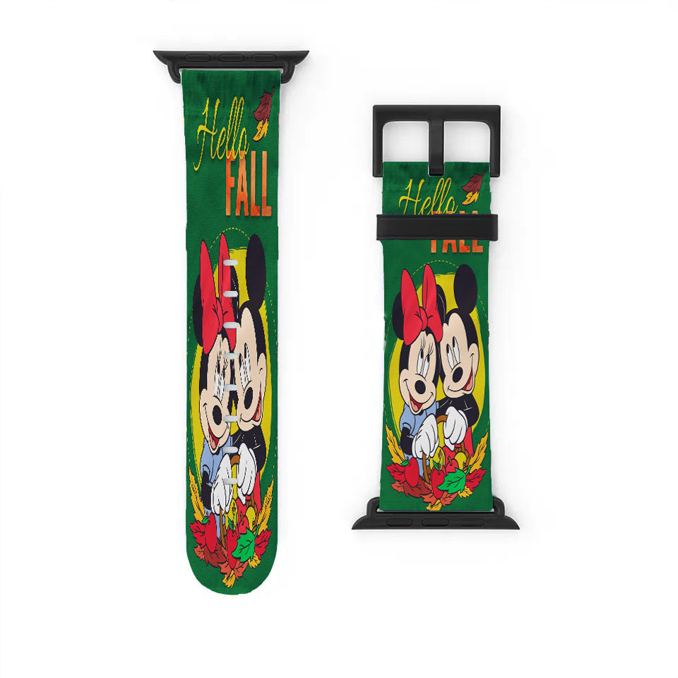 Disney Mickey Minnie Hello Fall Apple Watch Band 38Mm - 44Mm