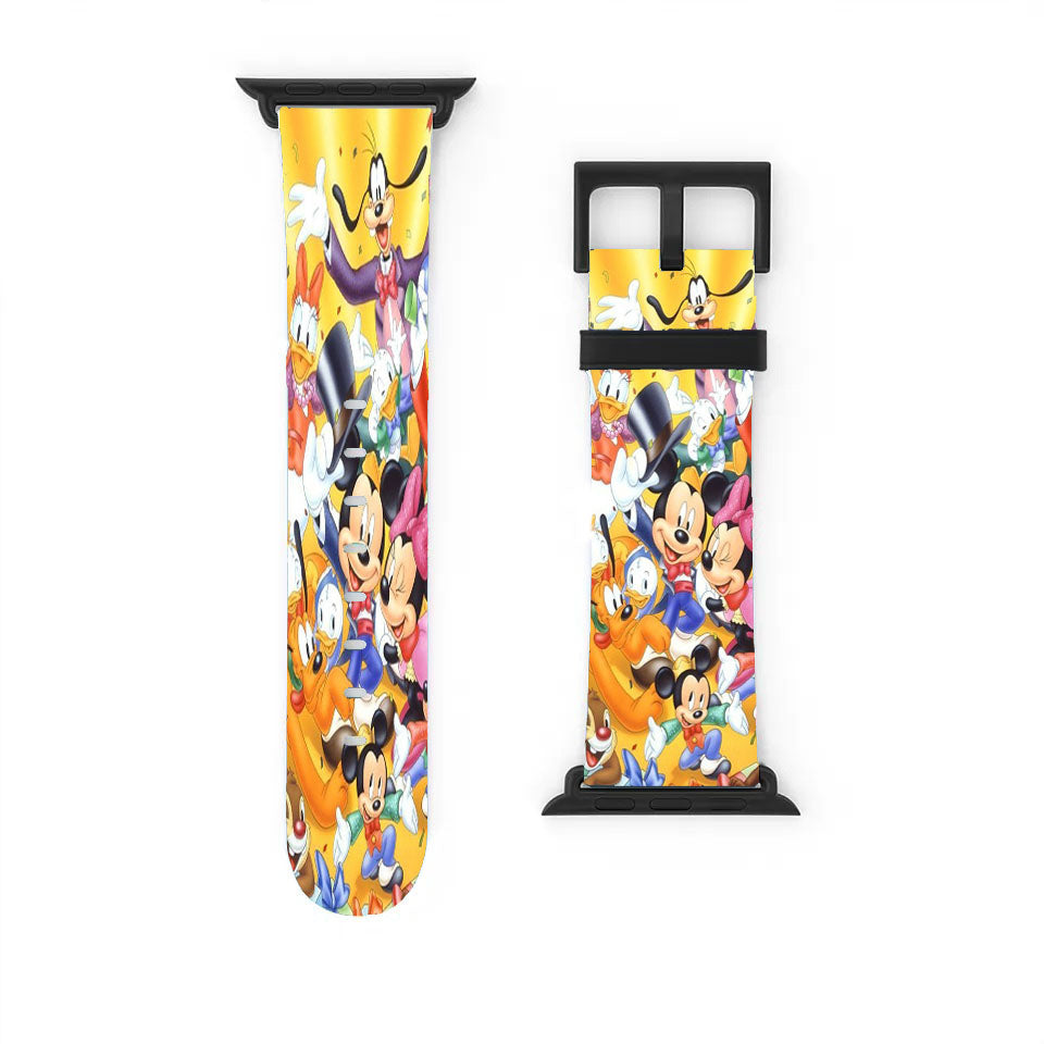 Disney Mickey Mouse And All Friends Apple Watch Band 38Mm - 44Mm