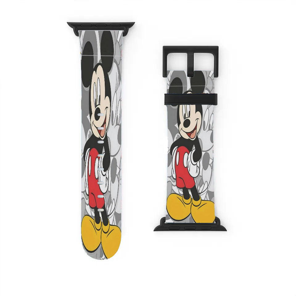 Disney Mickey Mouse And Minnie Mouse Apple Watch Band 38Mm - 44Mm