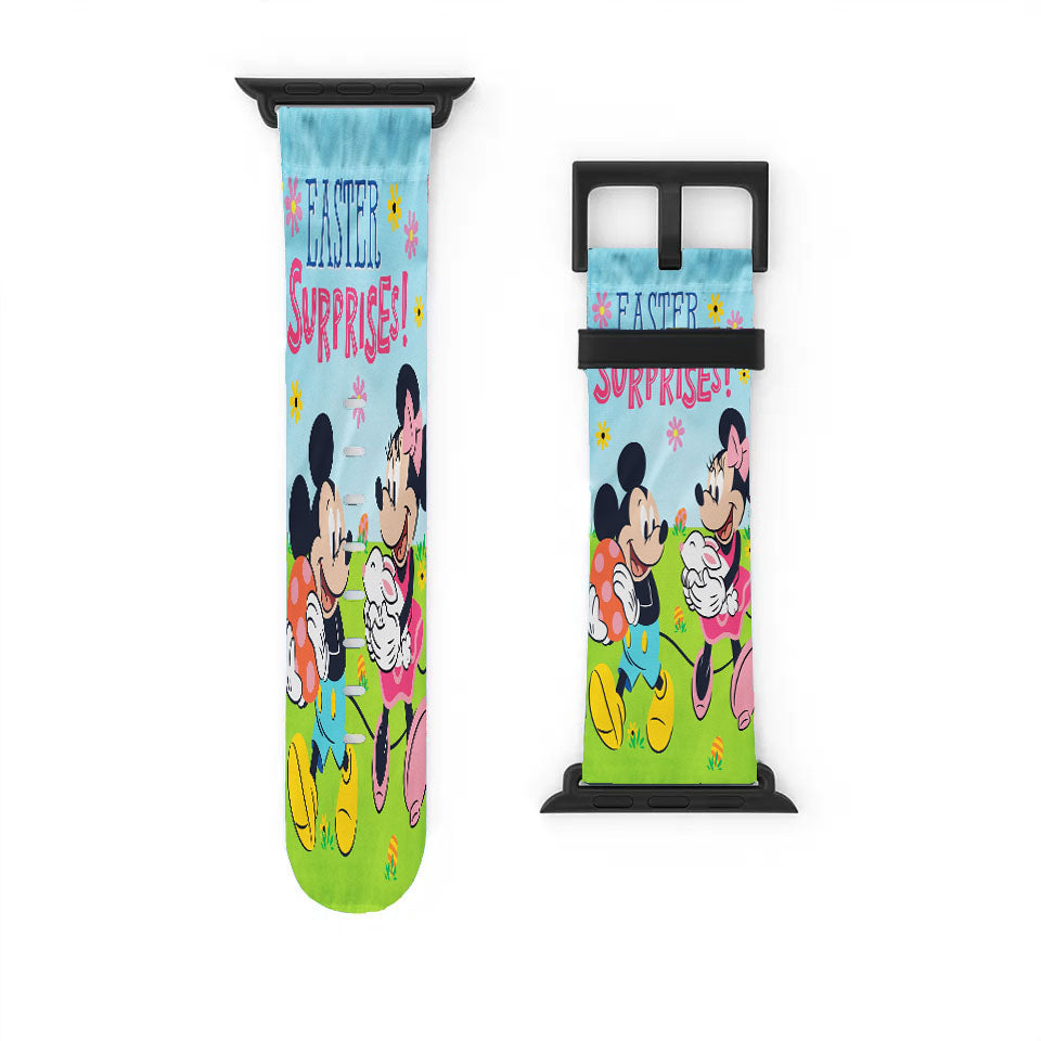 Easter Surprise Mickey And Minnie Apple Watch Band 38Mm - 44Mm