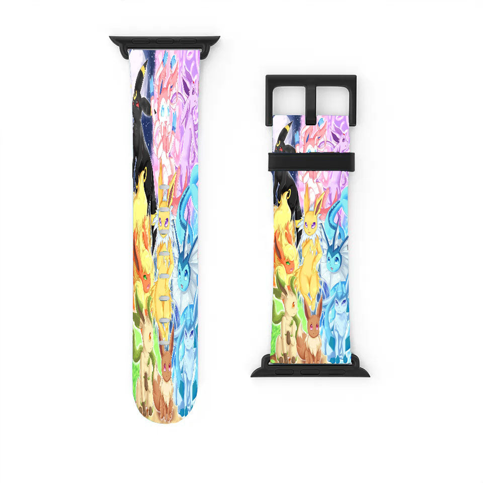 Eevee Evolutions Pokemon Fanart Apple Watch Band 38Mm - 44Mm