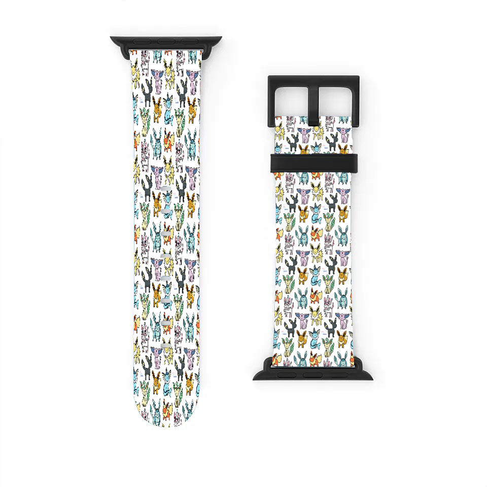 Eevee Pattern Apple Watch Band 38Mm - 44Mm