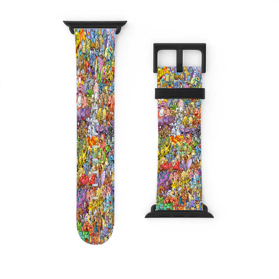 Epic Pokemon Generation 1 Cross Stitch Apple Watch Band 38Mm - 44Mm