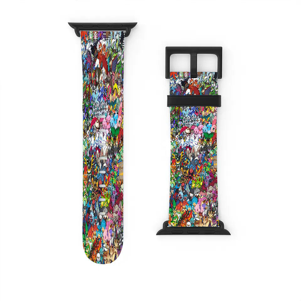 Epic Pokemon Generation 5 Cross Stitch Apple Watch Band 38Mm - 44Mm