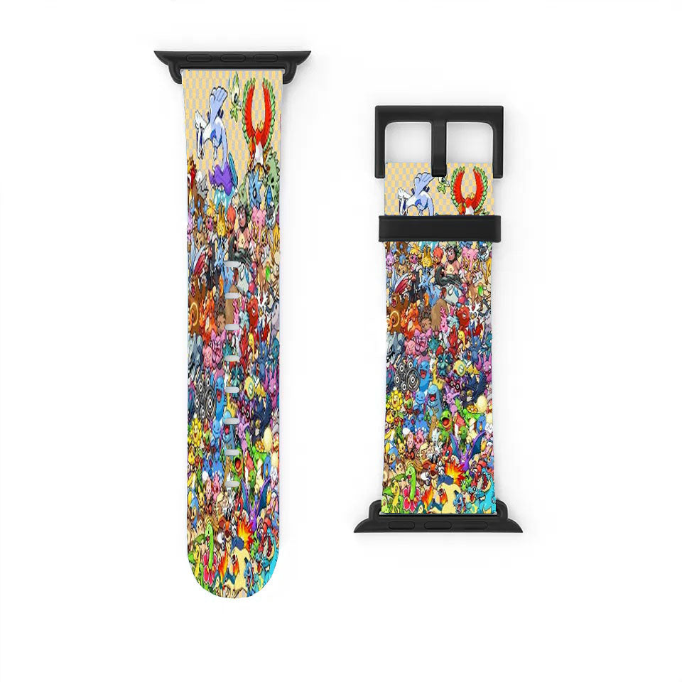 Epic Pokemon Generation Cross Stitch Apple Watch Band 38Mm - 44Mm