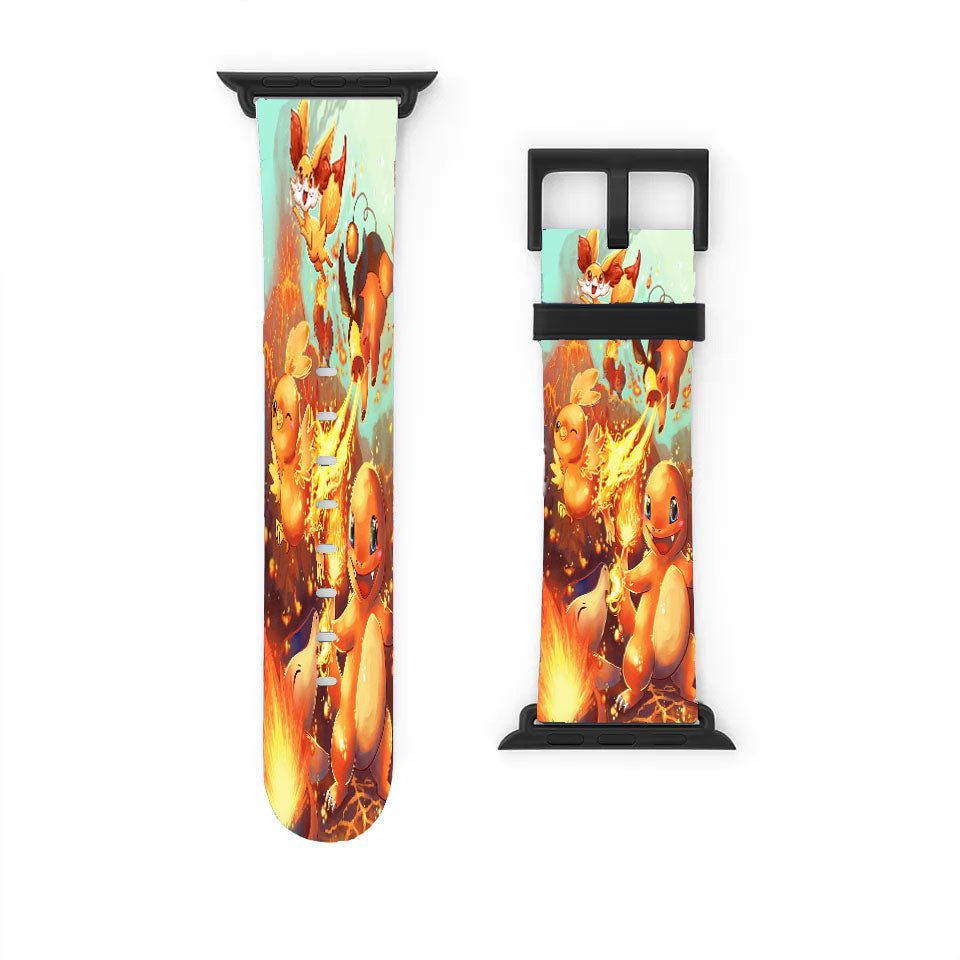 Fire Starters Pokemon Apple Watch Band 38Mm - 44Mm