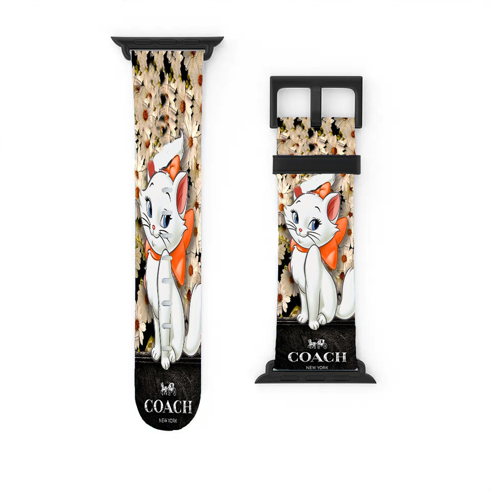 Flowers Coach Cat Marie Apple Watch Band 38Mm - 44Mm