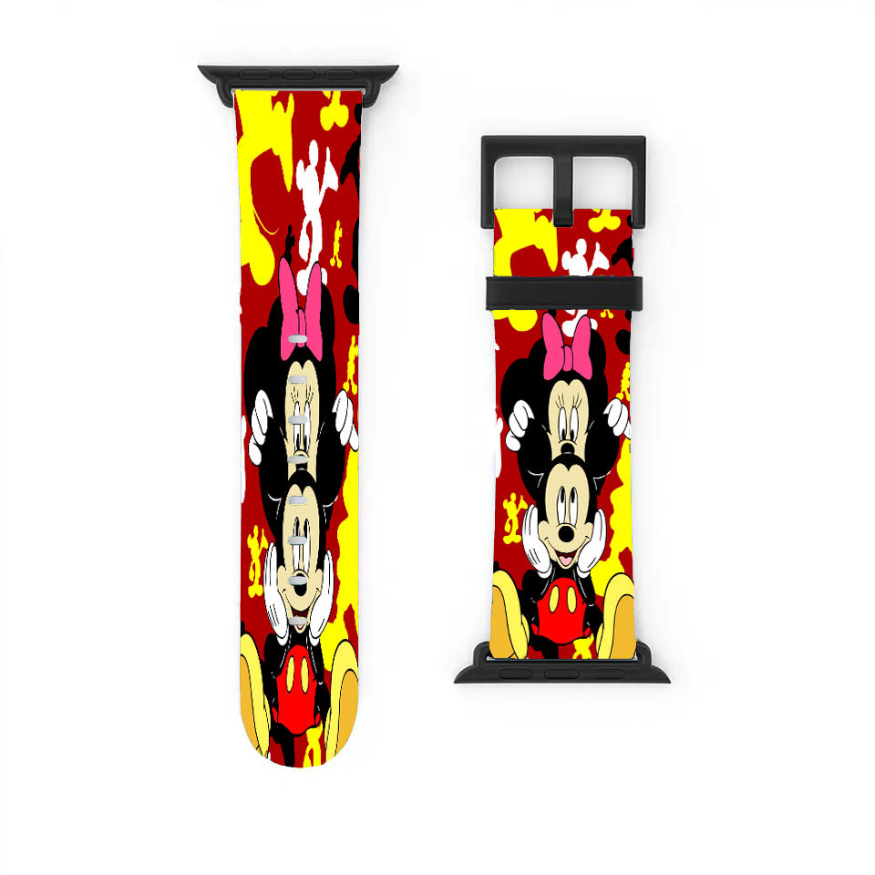 Funny Mickey And Minnie Apple Watch Band 38Mm - 44Mm
