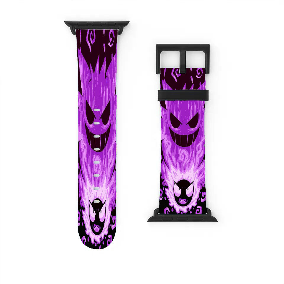 Gastly And Gengar Pokemon Evolution Apple Watch Band 38Mm - 44Mm