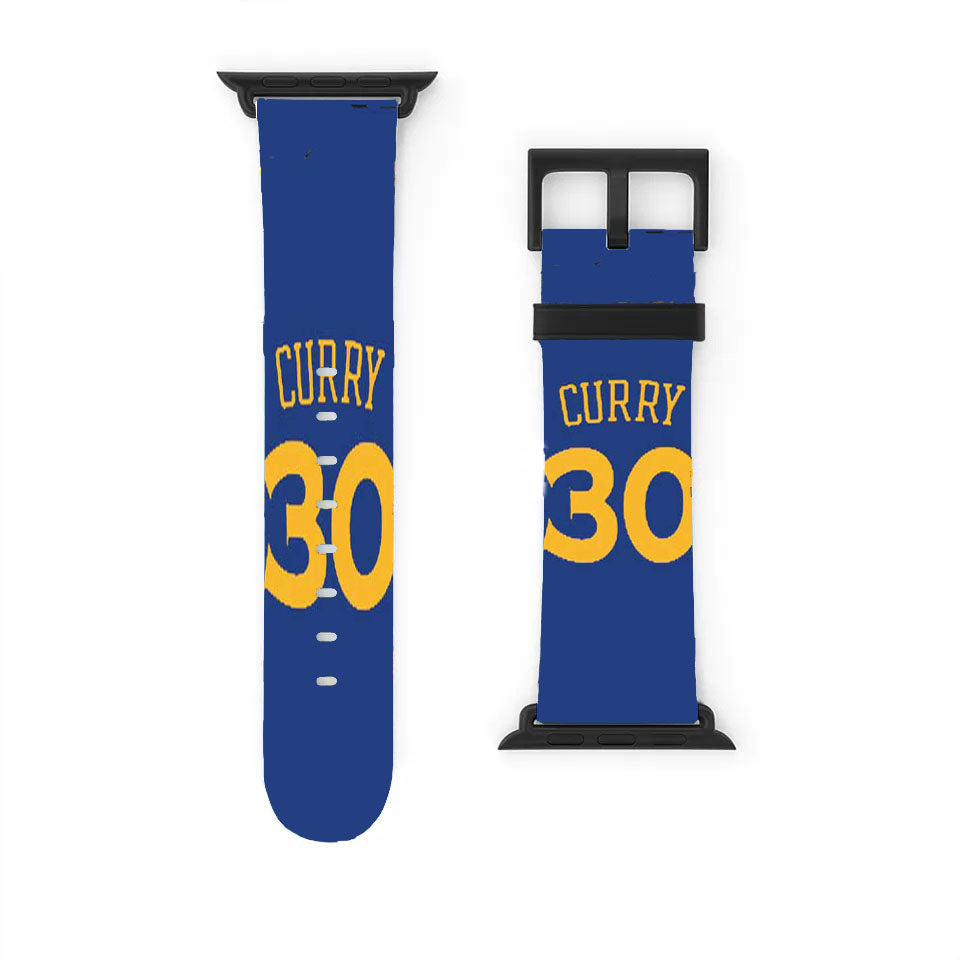 Golden State Warriors Curry 30 Blue Apple Watch Band 38Mm - 44Mm