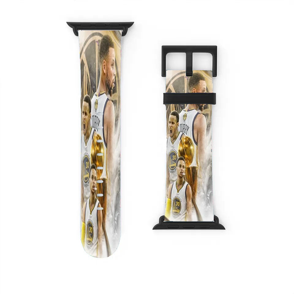 Golden State Warriors Curry Collages Apple Watch Band 38Mm - 44Mm
