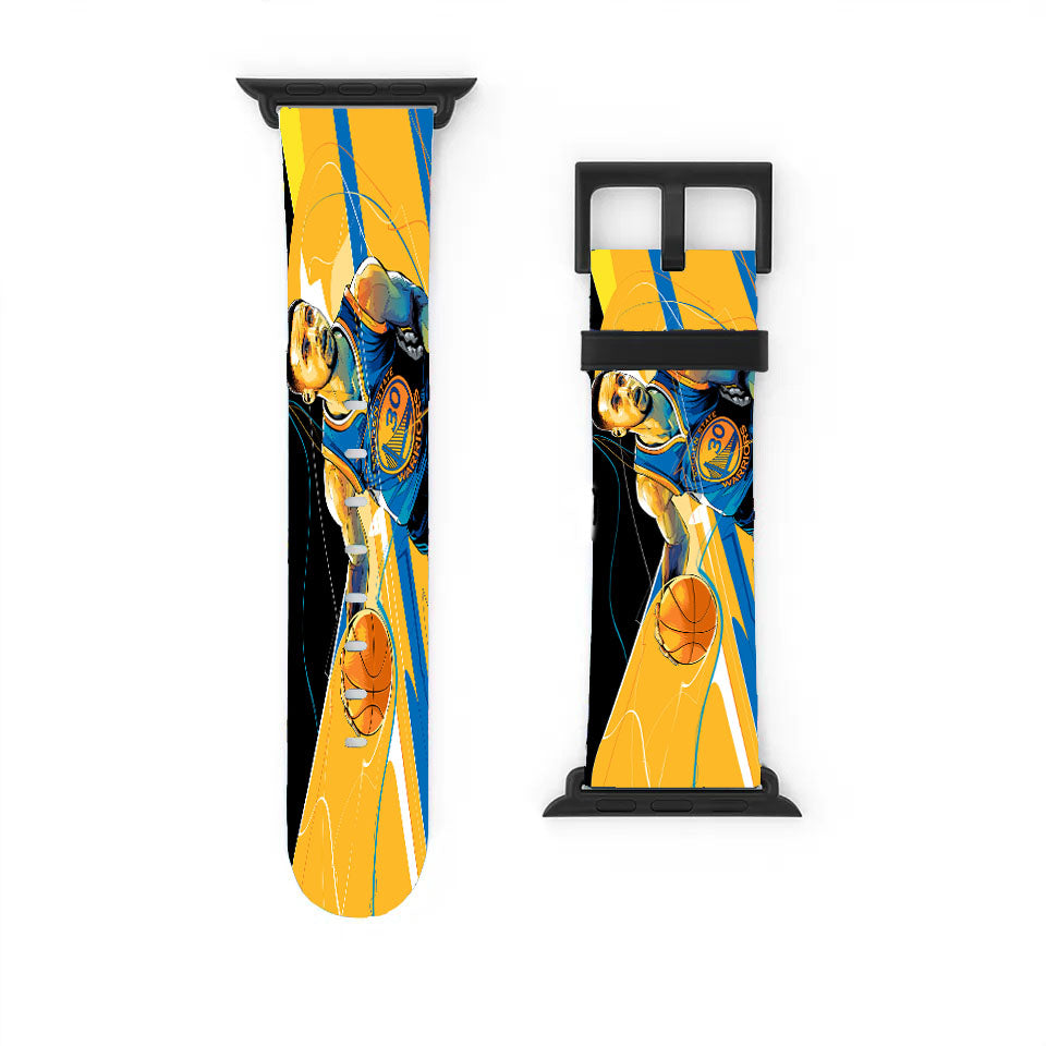 Golden States Warrior Art Stephen Curry 30 Apple Watch Band 38Mm - 44Mm