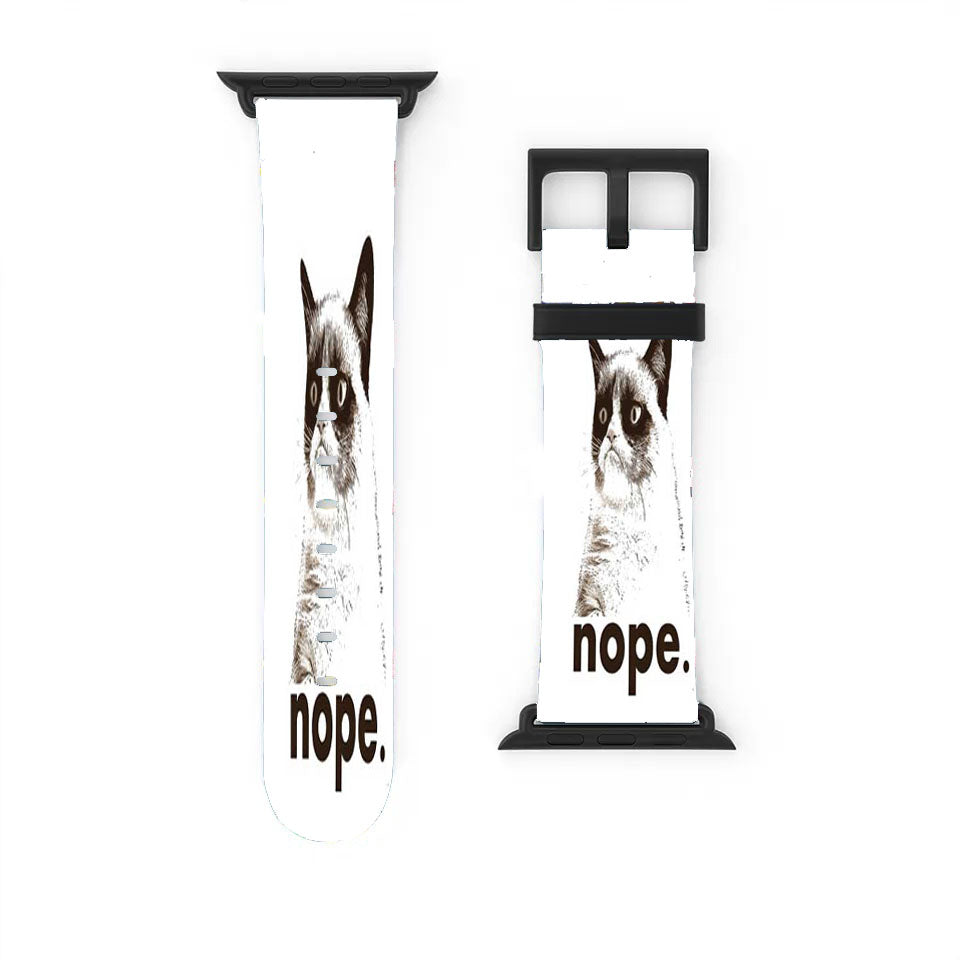 Grumpy Cat Nope  Apple Watch Band 38Mm - 44Mm