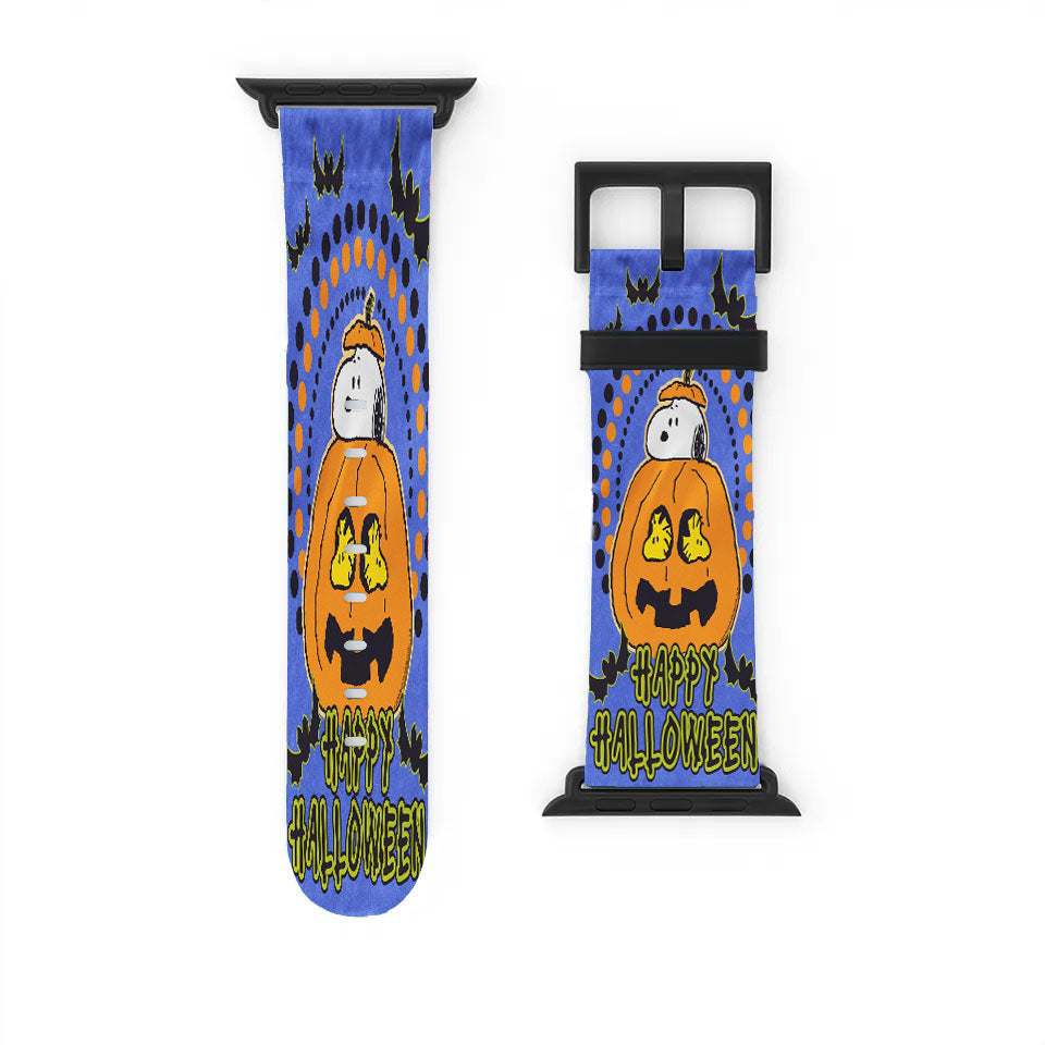 Halloween Snoopy Jack O'Lantern Apple Watch Band 38Mm - 44Mm