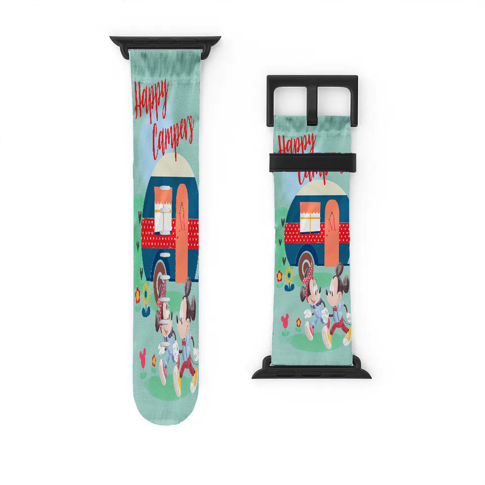 Happy Campers Mickey And Minnie Apple Watch Band 38Mm - 44Mm