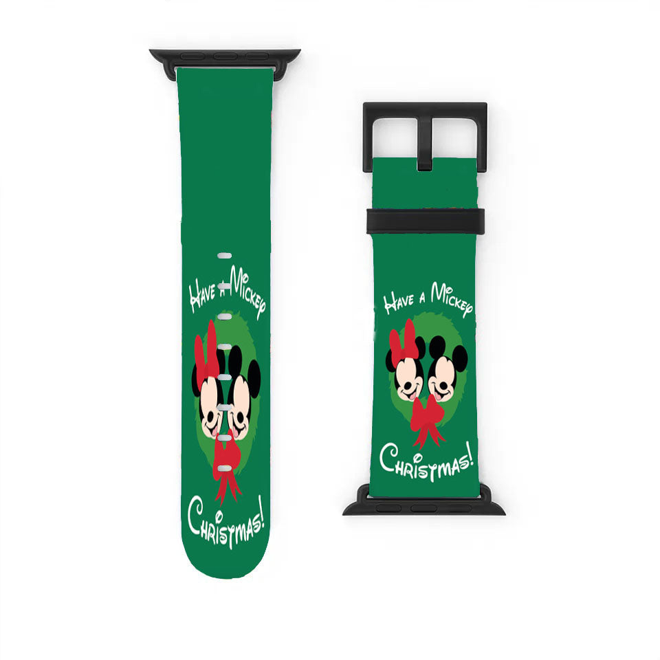Have A Mickey Christmas Apple Watch Band 38Mm - 44Mm