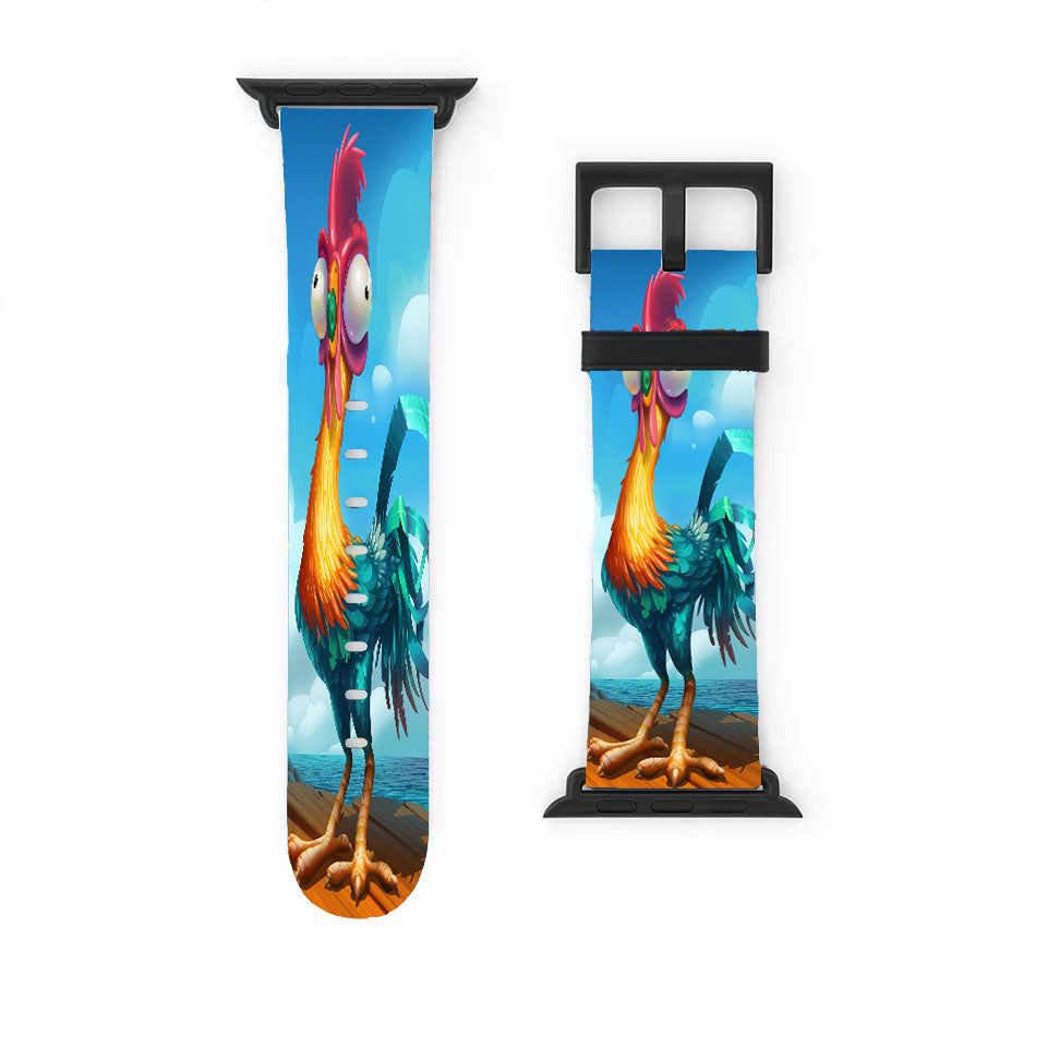 Hei Hei Chicken Moana Art Apple Watch Band 38Mm - 44Mm