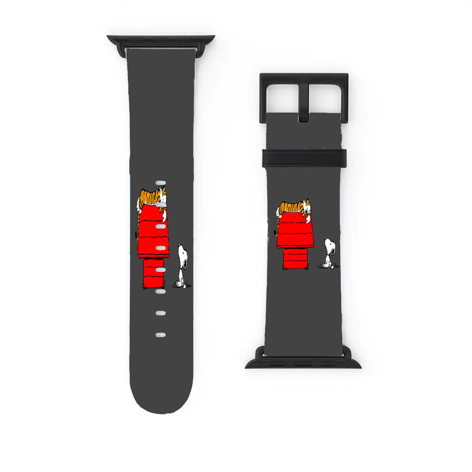 Hobbes Is A Top Snoopy House Apple Watch Band 38Mm - 44Mm