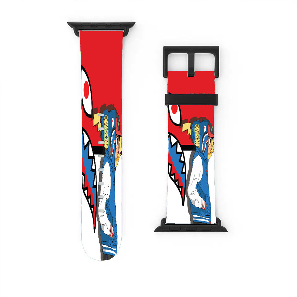 Hypebeast Hype Style Satoshi Pikachu Outfits Apple Watch Band 38Mm - 44Mm