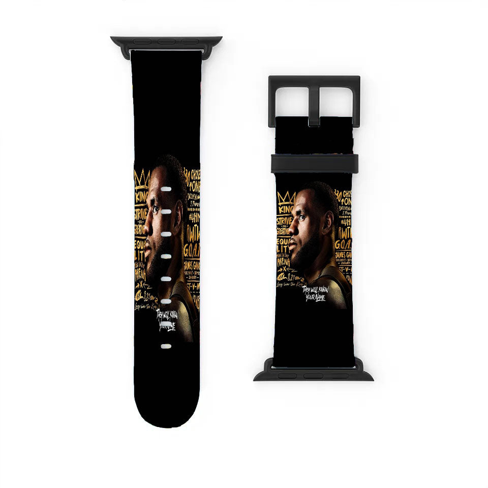James Lebron Lakers The Kings Apple Watch Band 38Mm - 44Mm