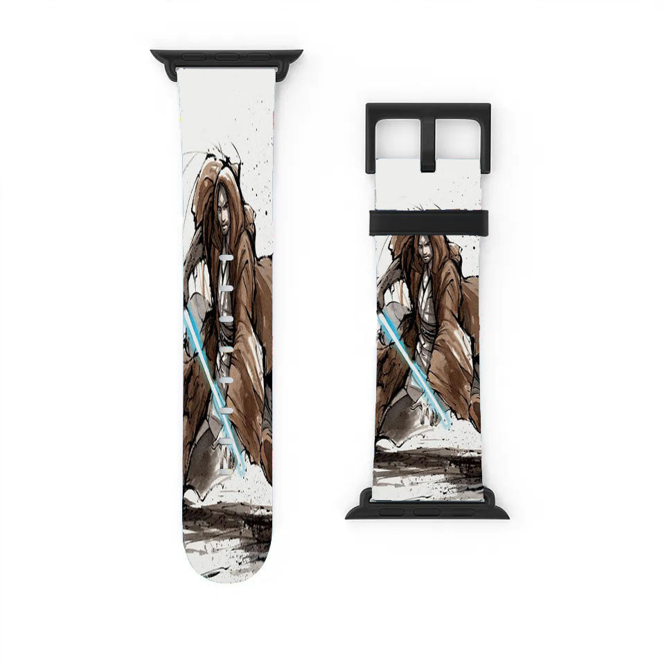Jedi Knight From Star Wars With Calligraphy Apple Watch Band 38Mm - 44Mm