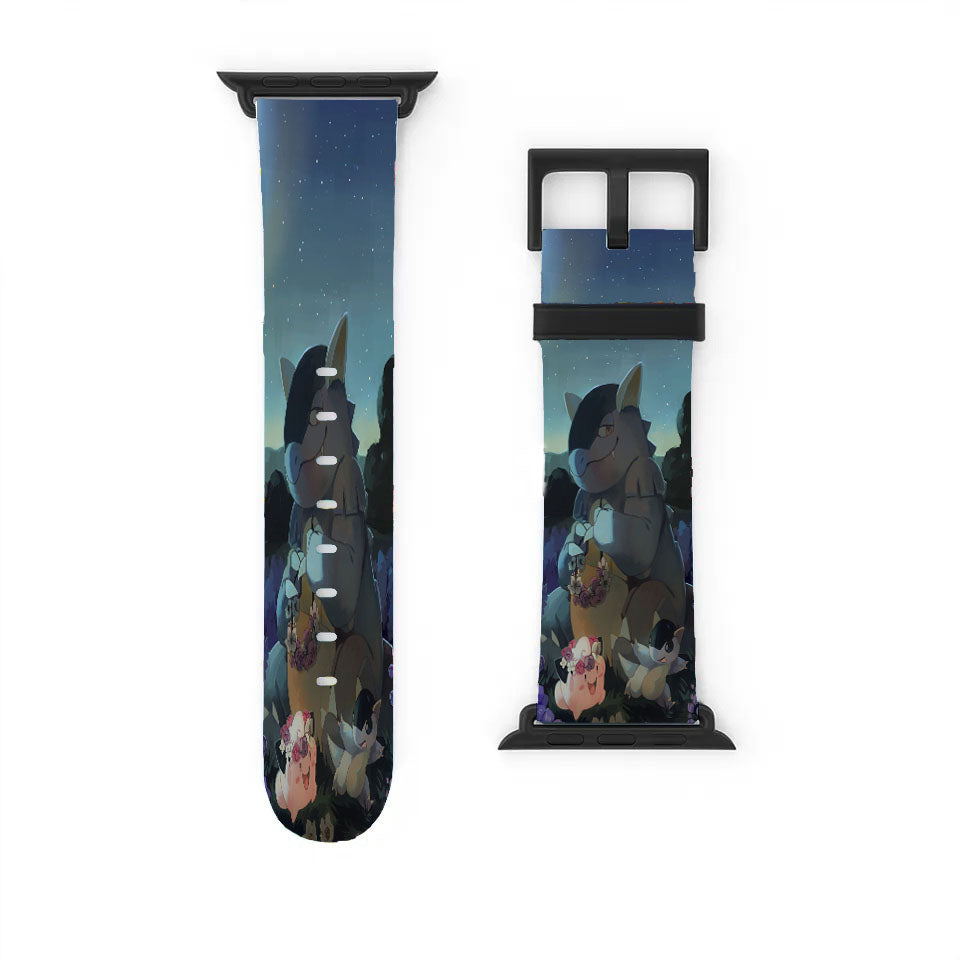 Kangaskhan And Cleffa Pokemon Art Apple Watch Band 38Mm - 44Mm