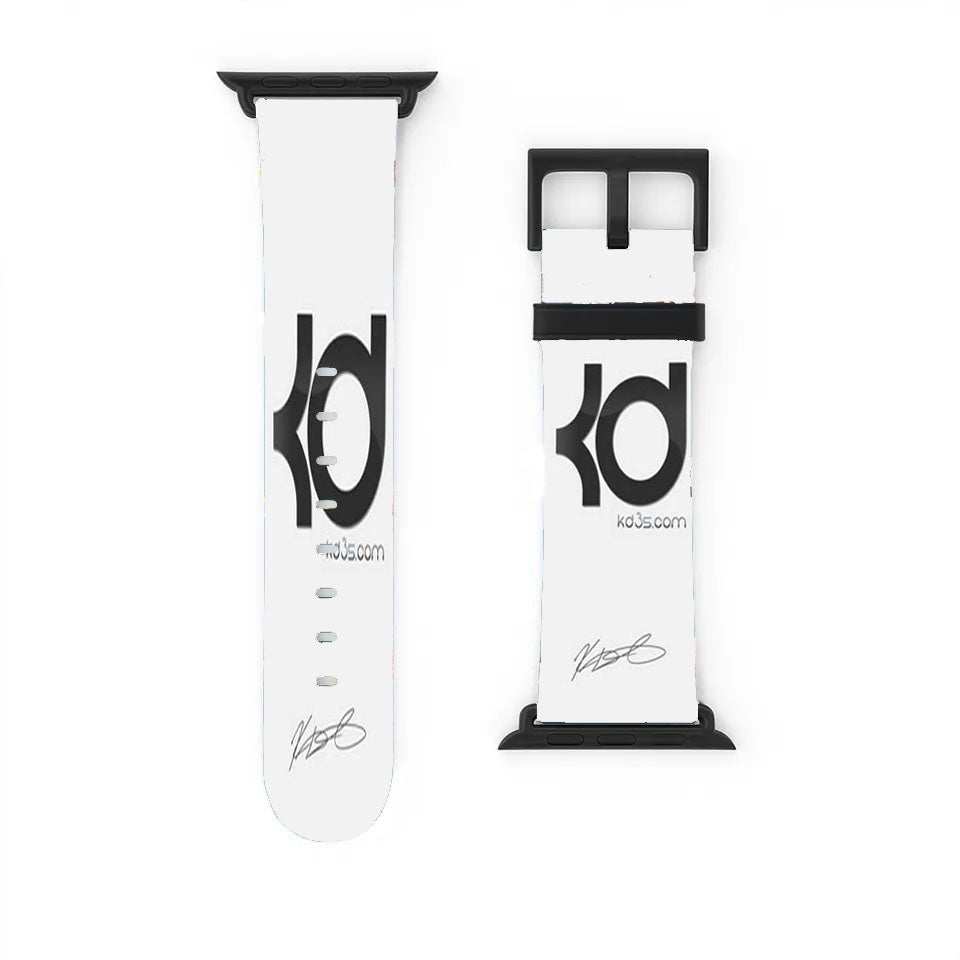 Kevin Durant Logo On Wht Apple Watch Band 38Mm - 44Mm