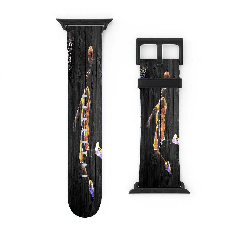 Kobe Bryant Dark Wood Apple Watch Band 38Mm - 44Mm