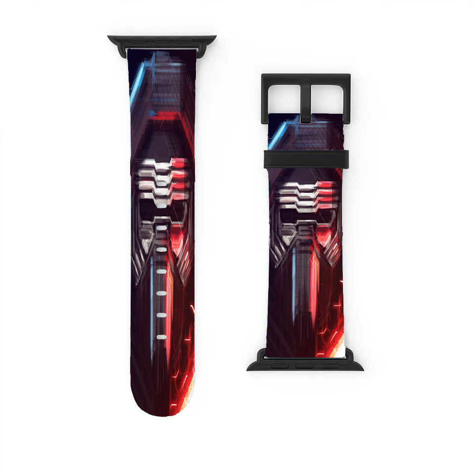 Kylo Ren Star Wars Villain Mask Fan Art Apple Watch Band 38Mm - 44Mm