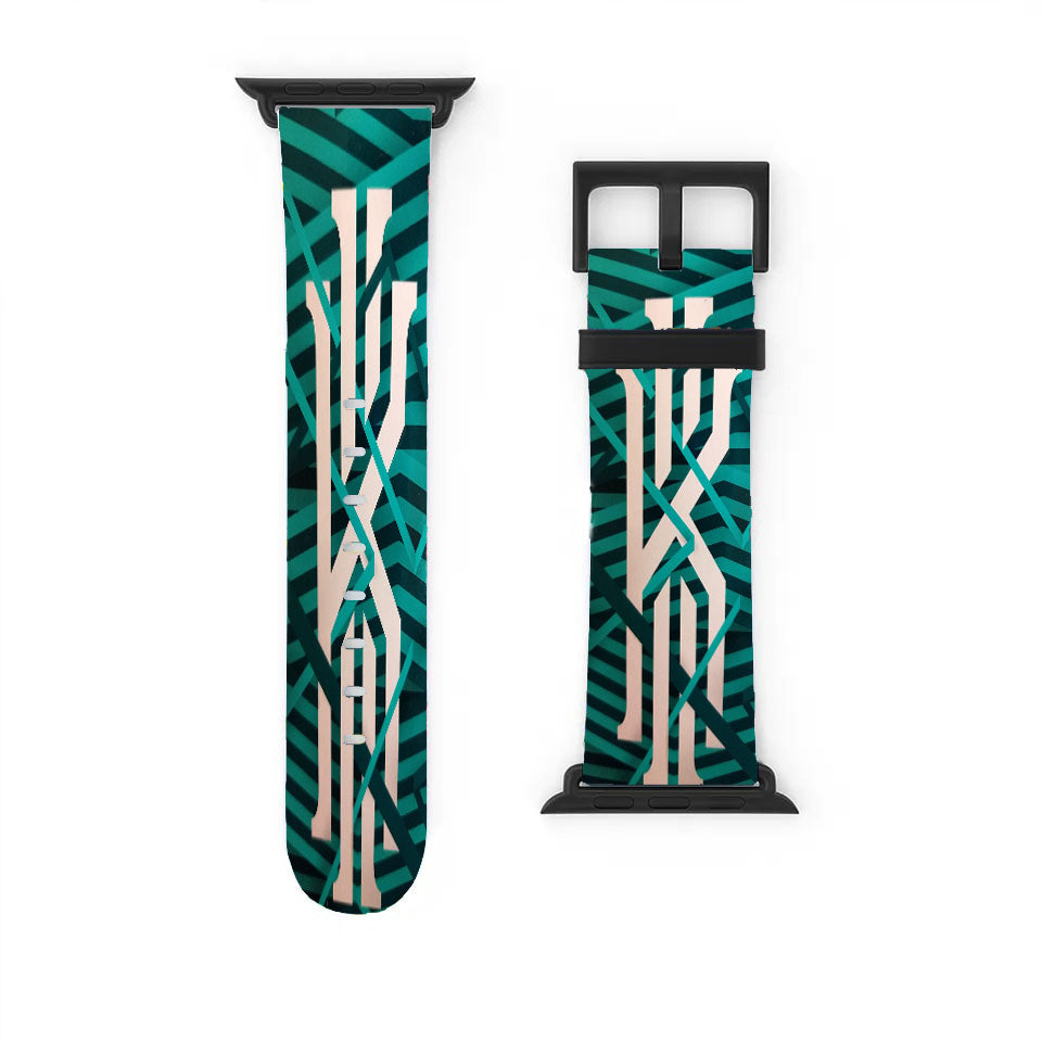 Kyrie Irving Green Stripe Apple Watch Band 38Mm - 44Mm
