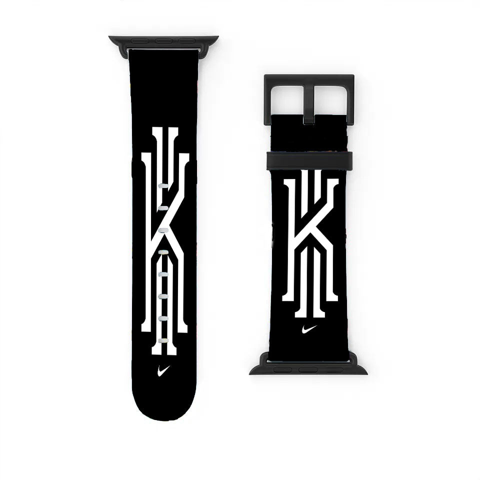 Kyrie Irving Nike Black White Logo Apple Watch Band 38Mm - 44Mm