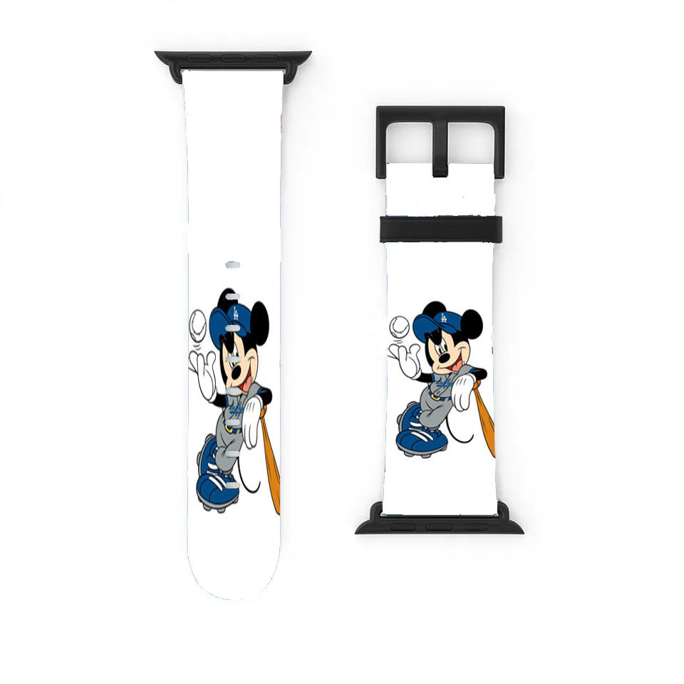 La Dodgers Mickey Mouse Apple Watch Band 38Mm - 44Mm