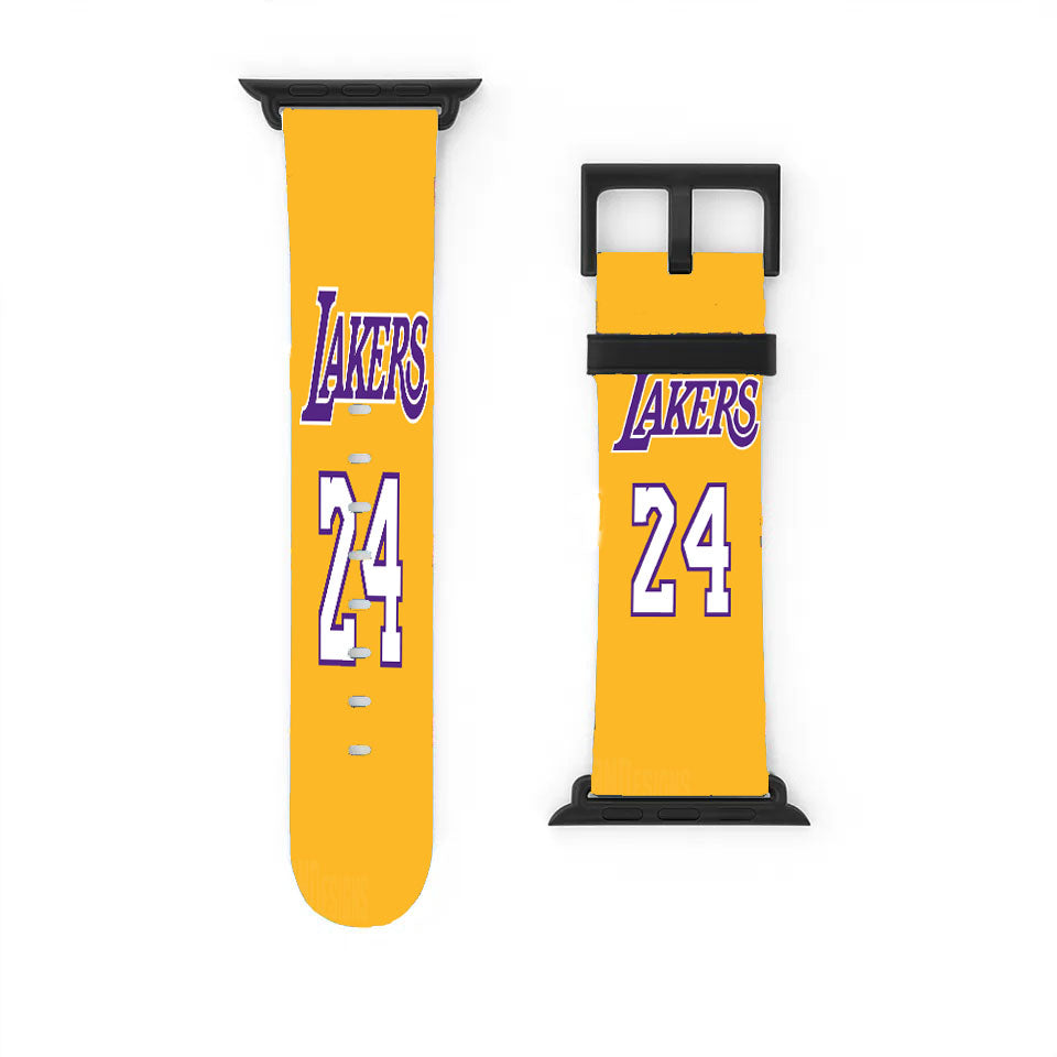 La Lakers Jersey 24 Kobe Bryant Apple Watch Band 38Mm - 44Mm