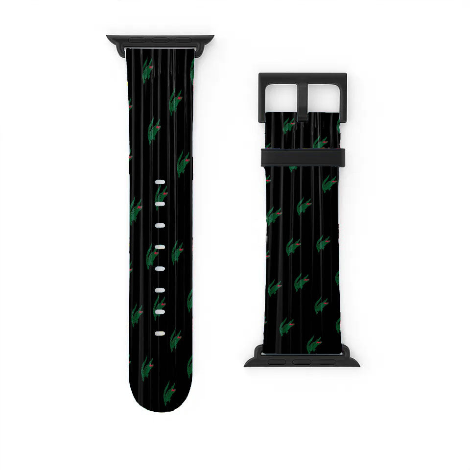 Lacoste Black Apple Watch Band 38Mm - 44Mm