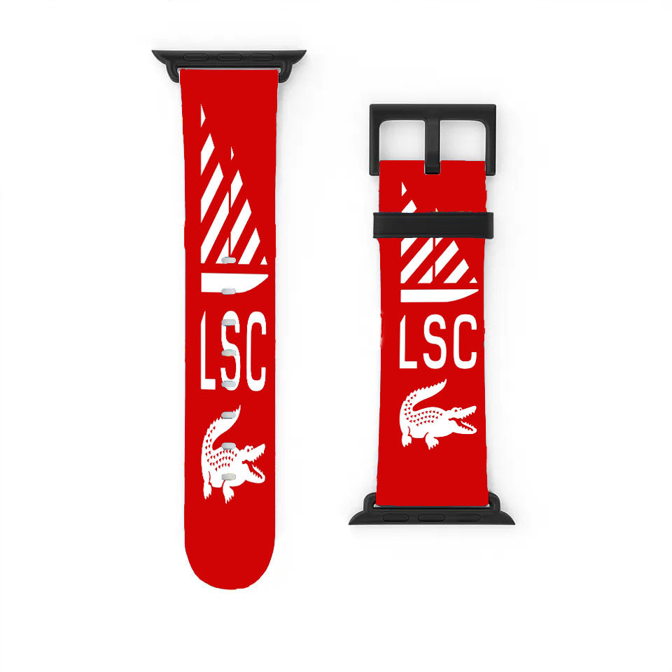 Lacoste Sailing Club Red Apple Watch Band 38Mm - 44Mm