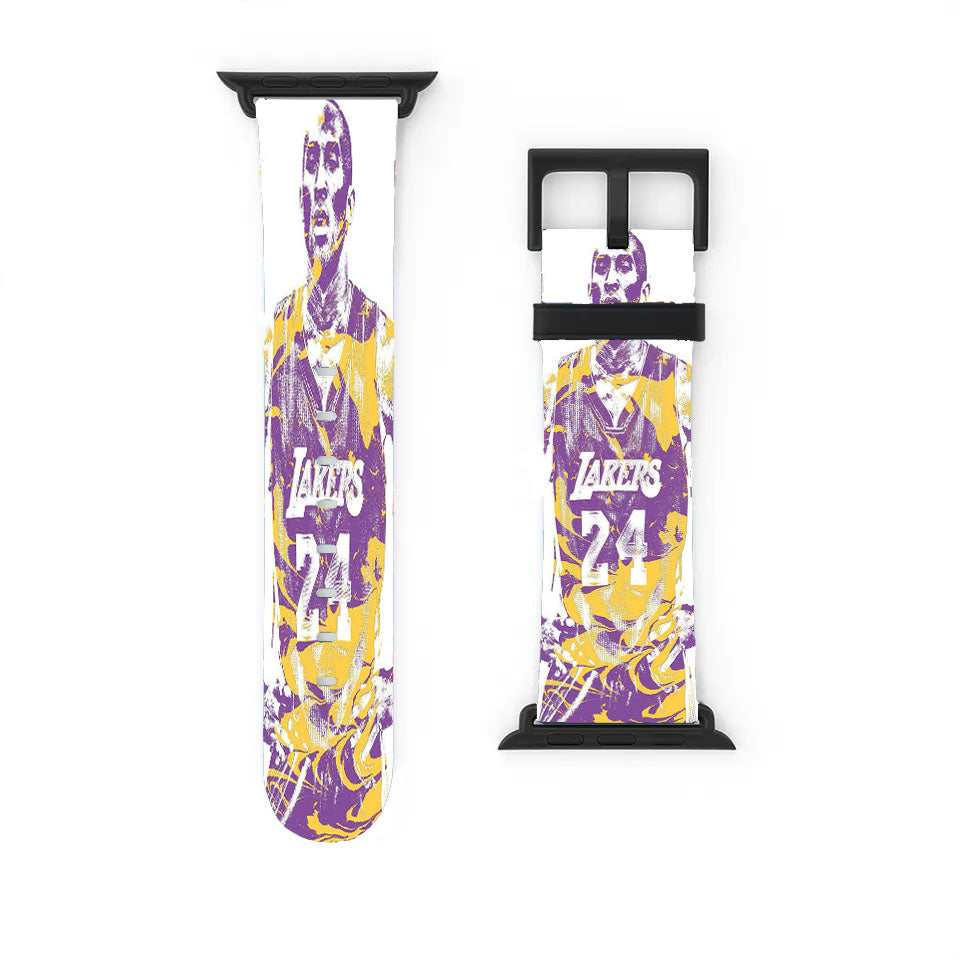 Lakers Kobe Bryant Overlay Style Apple Watch Band 38Mm - 44Mm