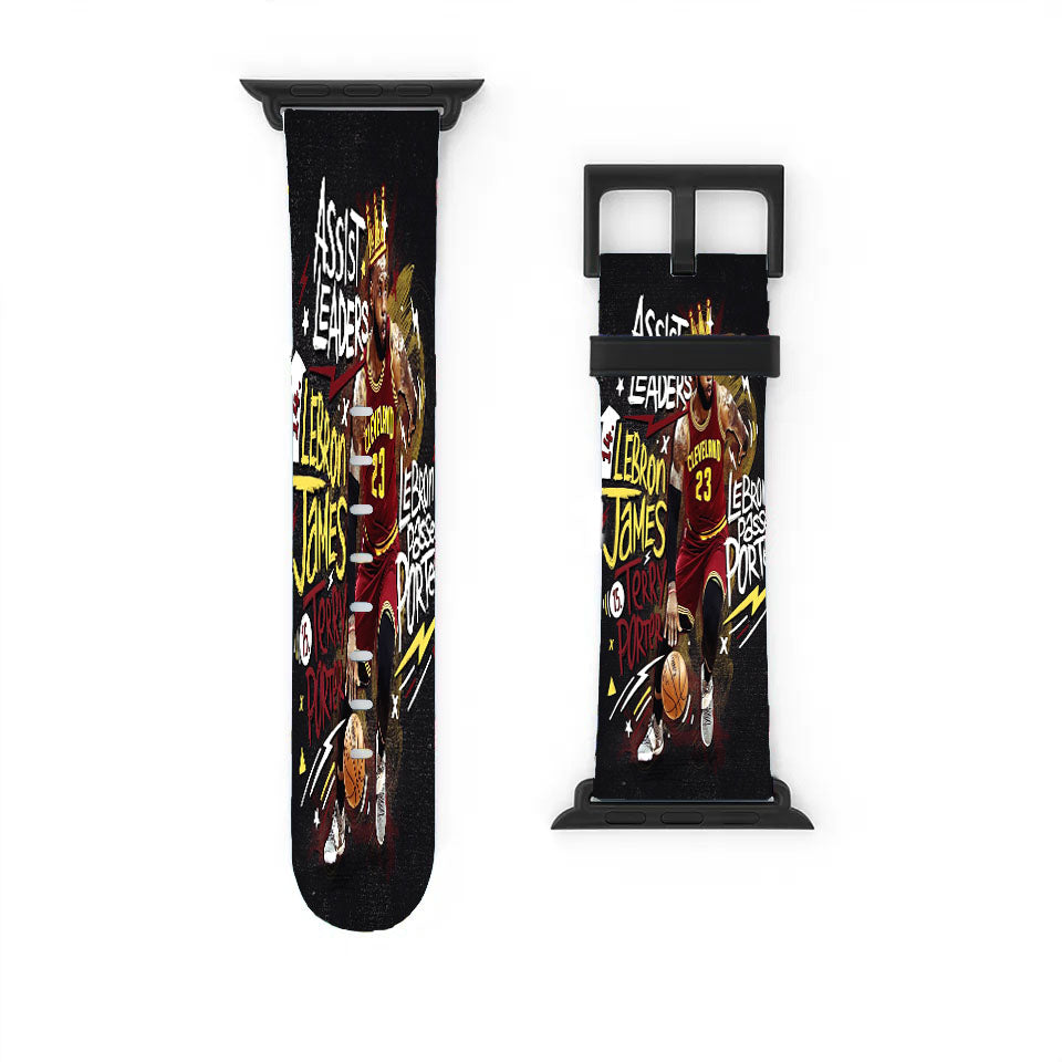 Lebron James Doodle Nba Legend Apple Watch Band 38Mm - 44Mm