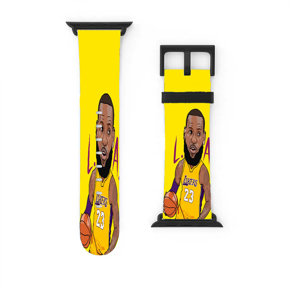 Lebron James Lakers Chibi Apple Watch Band 38Mm - 44Mm