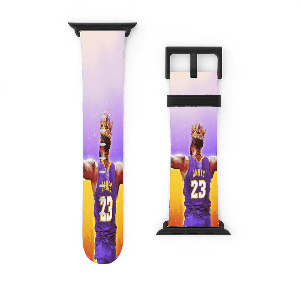 Lebron James Lakers Crown Apple Watch Band 38Mm - 44Mm