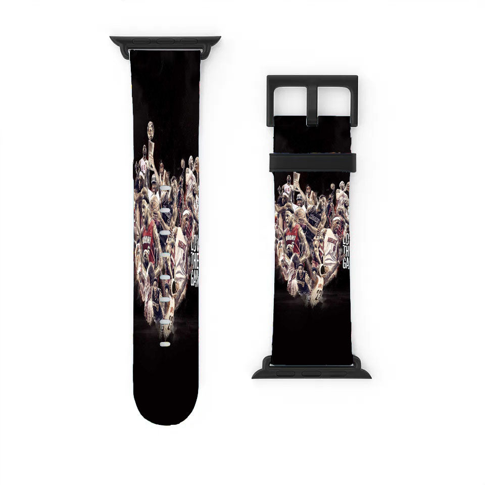 Lebron James Love The Game Collage Apple Watch Band 38Mm - 44Mm