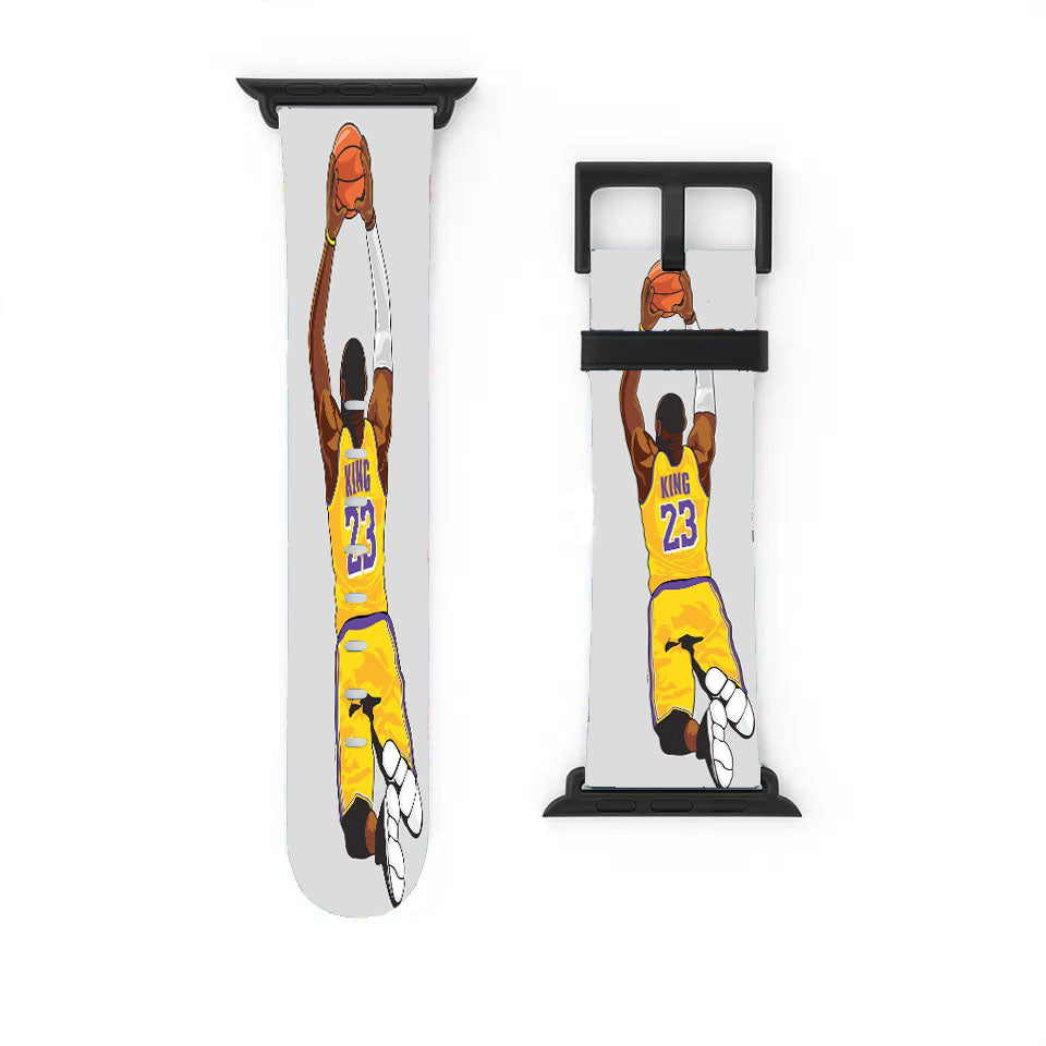 Lebron Lakers Custom Apple Watch Band 38Mm - 44Mm