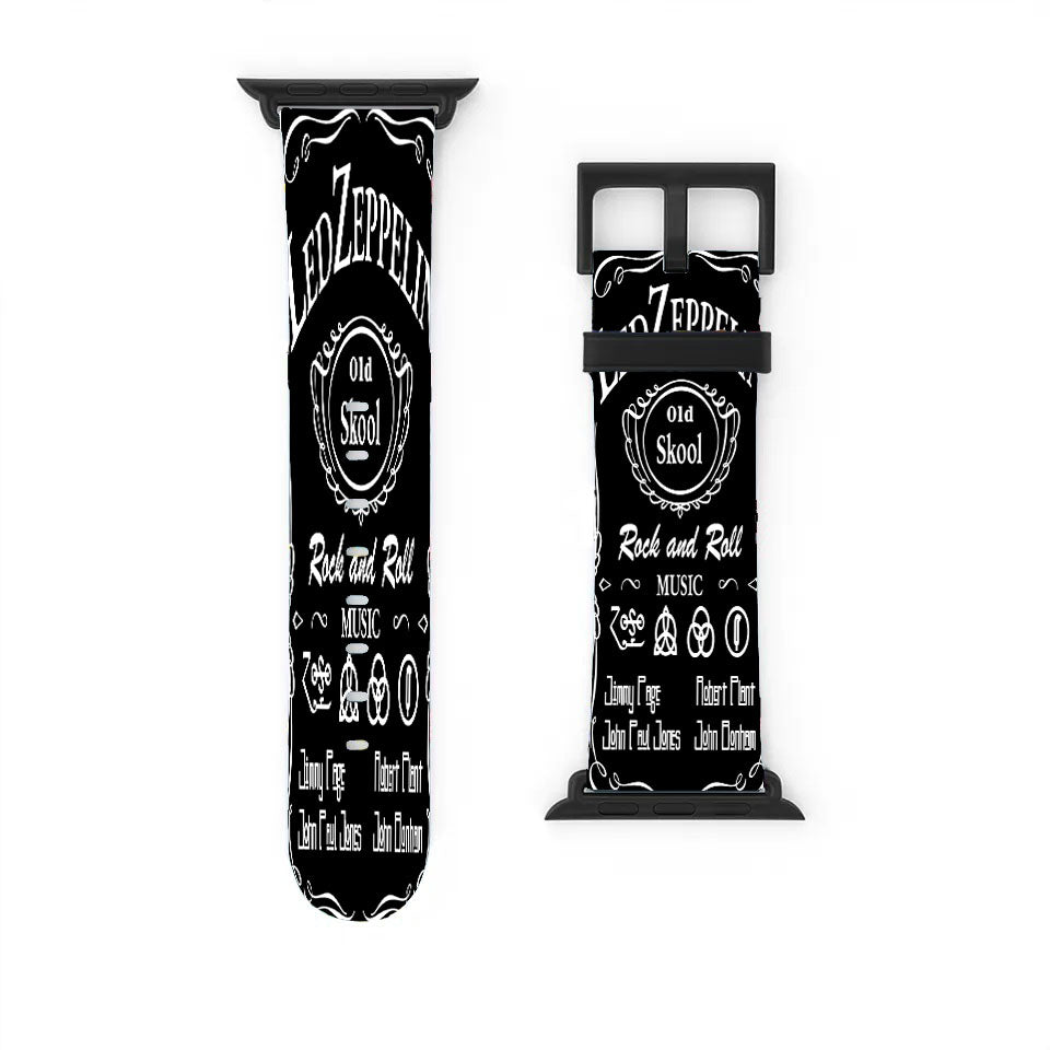 Led Zeppelin Old Skool Apple Watch Band 38Mm - 44Mm