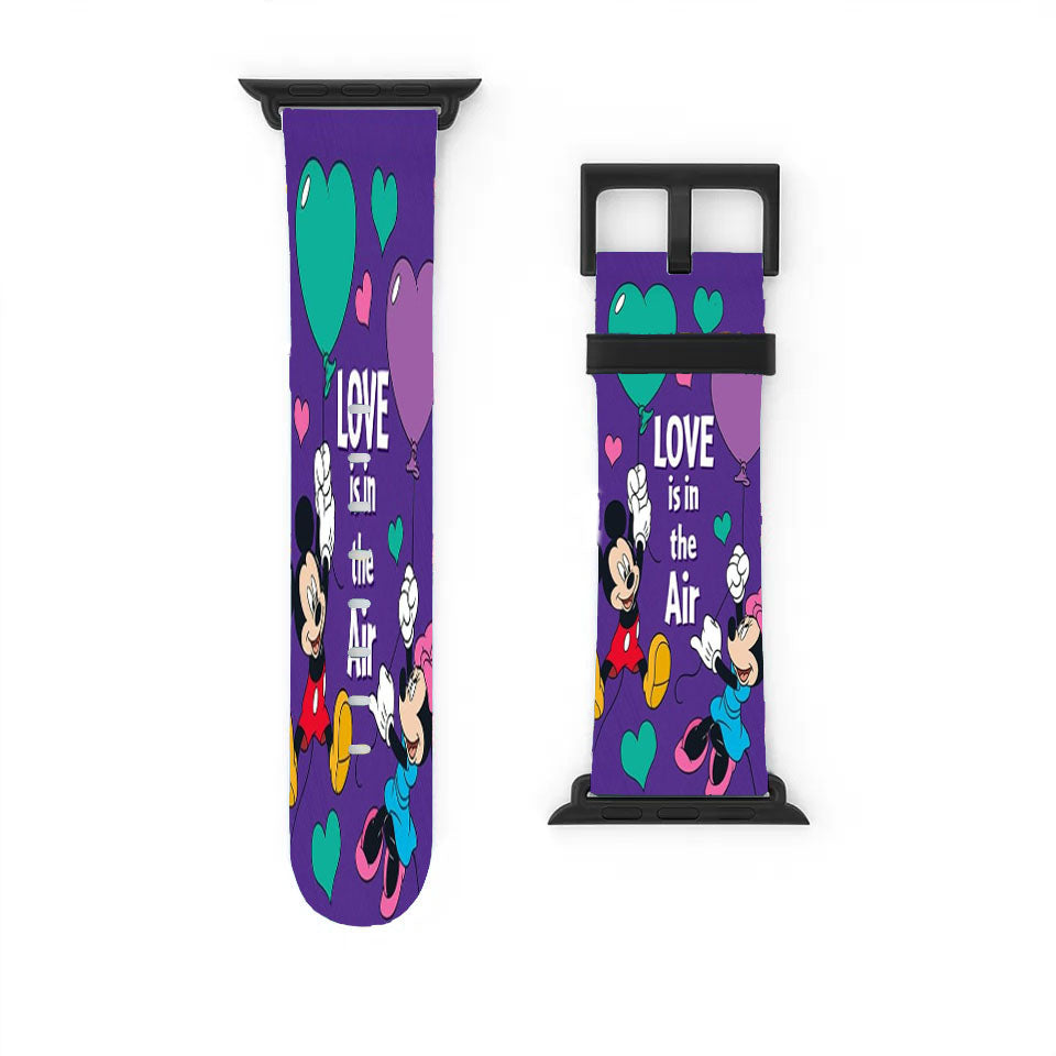 Love Is In The Air Mickey & Minnie Apple Watch Band 38Mm - 44Mm
