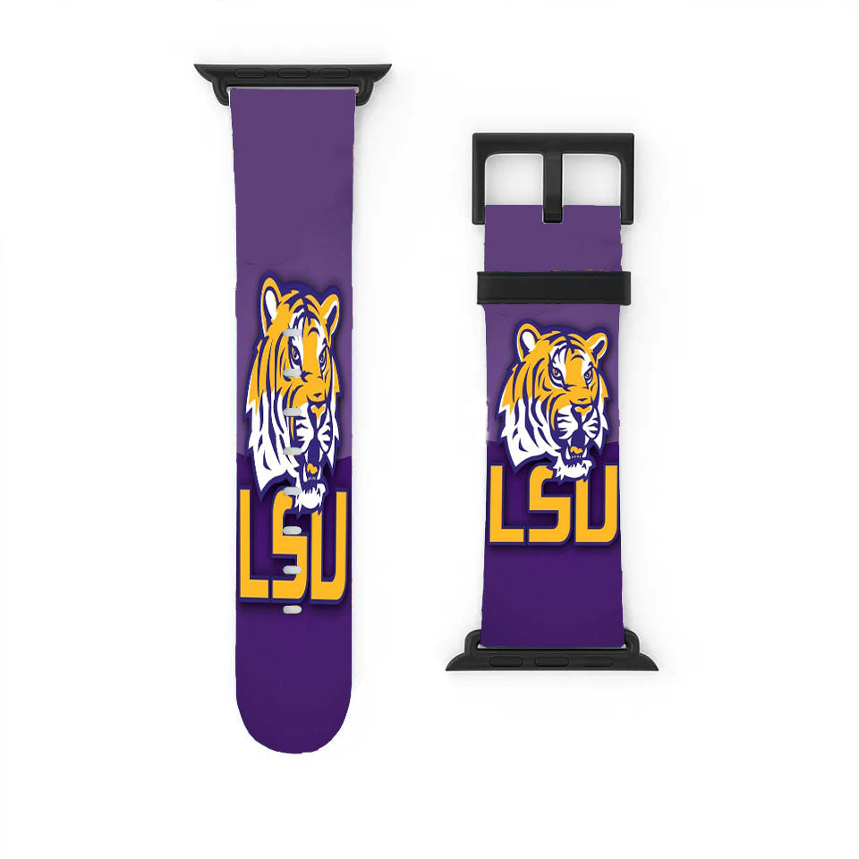 Lsu Tigers 2 Apple Watch Band 38Mm - 44Mm